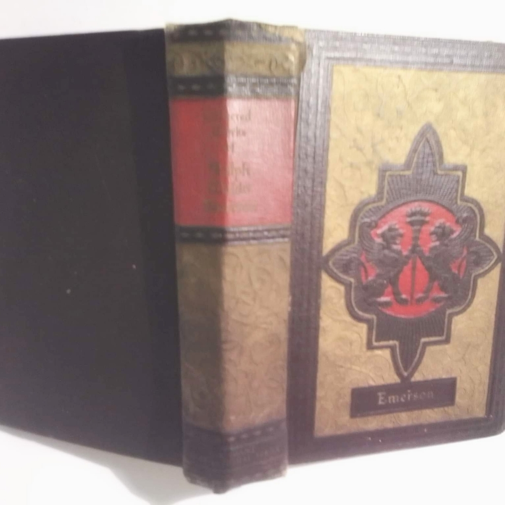 1928 Vintage Collected Works Ralph Waldo Emerson Giant International Series HC